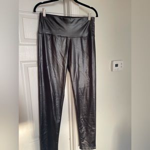Faux leather leggings